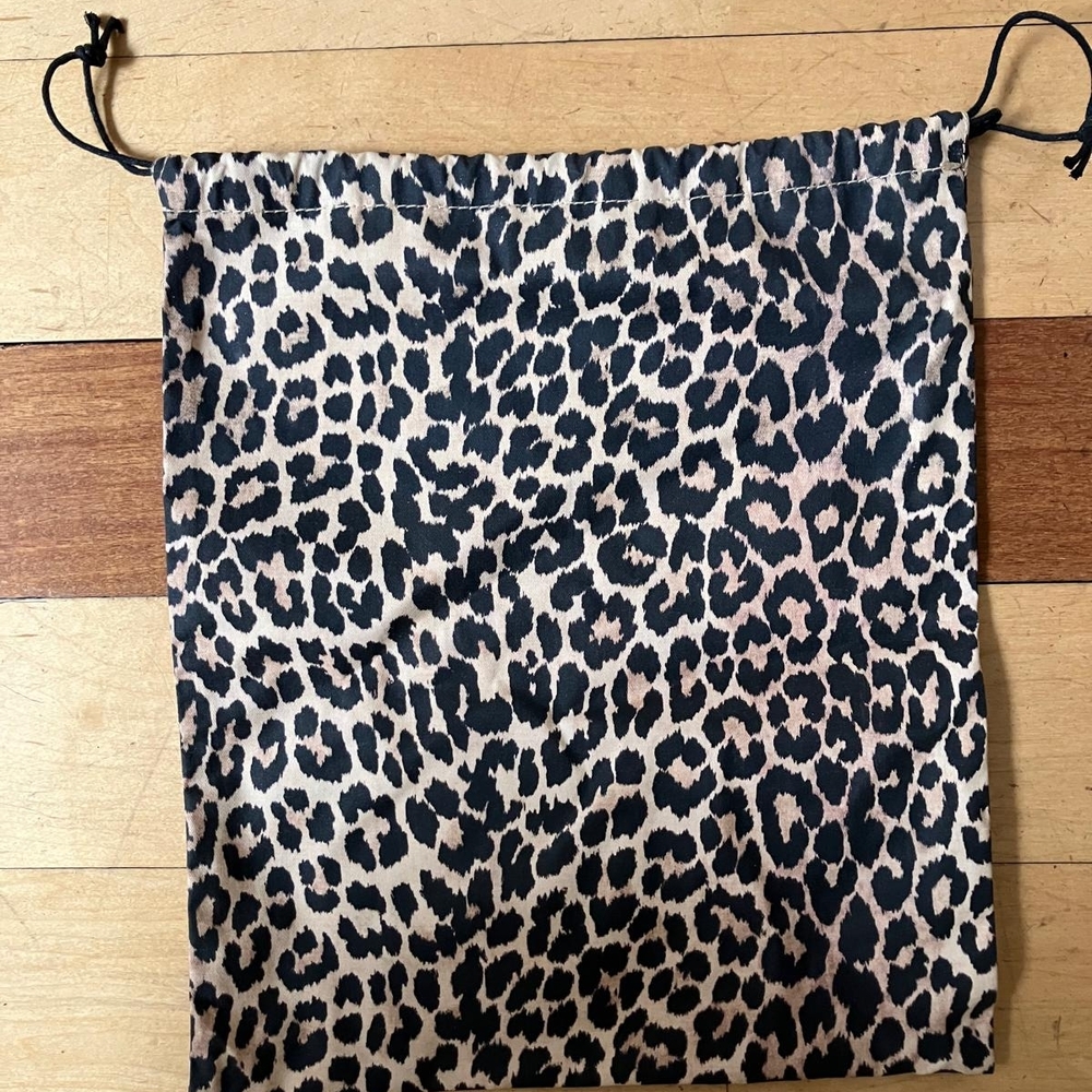 Dior Leopard Print Drawstring Bag - image 2